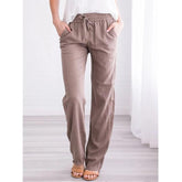 WomenElastic Mid Waist Pants