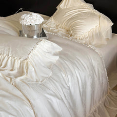 Luxury French Style Ruffle Cotton Bedding Set