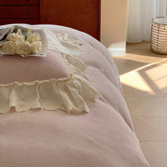 Romantic French Princess Style Winter Milk Velvet Bedding Set