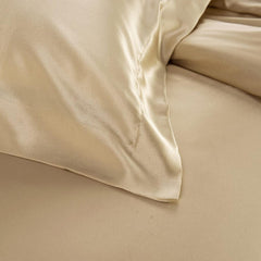 19 Momme Silk Duvet Cover Set - Gold