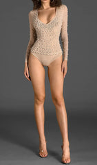 PEARL MESH BODYSUIT