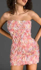 OFF SHOULDER FLORAL MINI DRESS