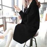 Bat Sleeve Knitted Plus Size Jacket Loose Ladies Sweaters Cardigans