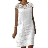 Vintage Lace Patchwork Sexy Summer Boho Dress