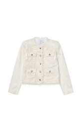 CREAM CORD LACE JACKET