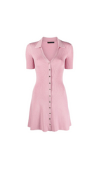 ROLIANE KNIT POLO MINI DRESS