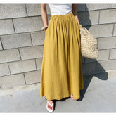 Long Skirts Denim Skirt Frayed Streetwear High Waisted Jeans Maxi Mujer Spring Summer Skirt