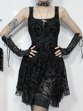 Summer New Harajuku Retro Sexy Wrapped Hip Mini Dress Y2K Vintage Gothic Punk Dark Style Tie Up A-Line Dress