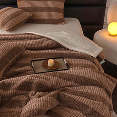 Thickened Striped Blanket