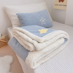 Blue Stars Moon Blanket