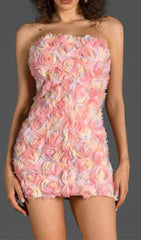 OFF SHOULDER FLORAL MINI DRESS