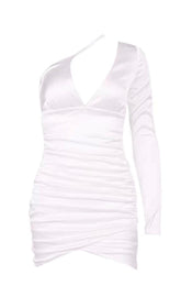 ONE SHOULDER BODYCON MINI DRESS