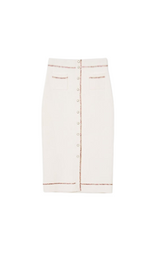 KNIT MIDI PENCIL SKIRT