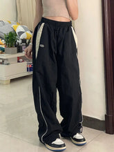 Retro Sports Pants Streetwear Baggy Wide Leg Casual Pants