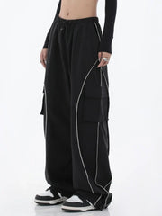 Cargo Streetwear Techwear Wide Leg Joggers Pants