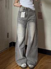 Retro Jeans Y2k Baggy High Waist Old Wide Leg Denim Pants