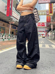 Harajuku Oversize Fashion Black Denim Pants