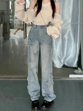 Y2k Jeans Harajuku Star Patchwork Oversize Hippie Style Pants