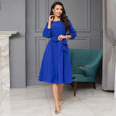 Bow Tie Bandage a Line Party Dress