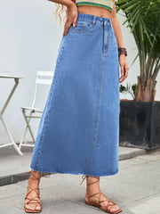 Elegant Summer Knitted Sheer Elastic Tube Translucent Nightclub Party Clubwear Female Clothing Skirt
