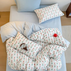 Check Jacquard Bedding Set