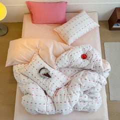 Check Jacquard Bedding Set
