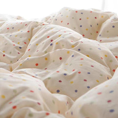 Cheerful Polka Dot Bedding Set