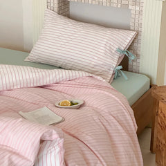 Contrast Stripe Duvet Cover