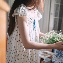 Coquette Ribbon Lounge Dress