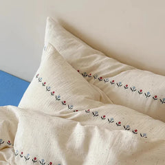 Dreamy Floral Muslin Bedding Set