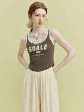 American Retro Knitted Vest Color Slim Tank Top