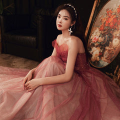 Gradient Sexy Long Dress Sweetheart Prom Dresses