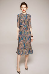 100% Silk WomenRunway Dresses