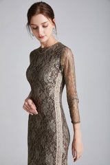 Lace Fashion Long Party Prom Dresses