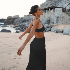 White Satin Maxi Dresses