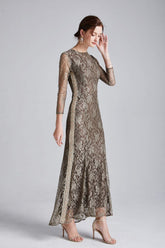 Lace Fashion Long Party Prom Dresses