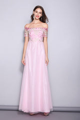 Runway Designer Dresses Slash Neck Line Embroidery Bodice Patchwork Fashion Prom Long Party Dresses
