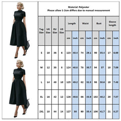 Vintage Flare Prom Party Night Formal Dress
