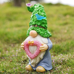 Solar-Powered Clover Elf Lamp