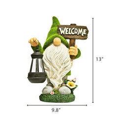 Solar-Powered Elf Garden Light