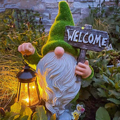 Solar-Powered Elf Garden Light