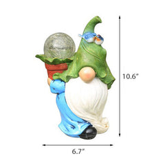 Solar-Powered Elf Garden Light