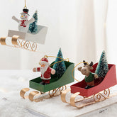 Festive Sleigh Ride Christmas Ornament