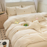 Moon Stars Embroidered Bedding Set