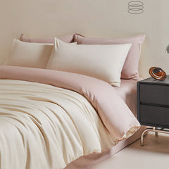 Luxury Solid Color Pure Cotton Bedding Set