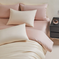 Luxury Solid Color Pure Cotton Bedding Set