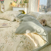 Floral Print Cotton Bedding Set