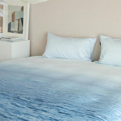 Natural Ombre Blue Coastal Duvet Cover