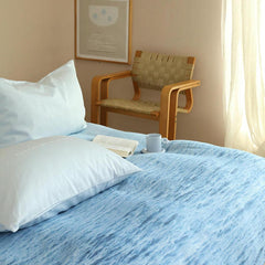 Natural Ombre Blue Coastal Duvet Cover