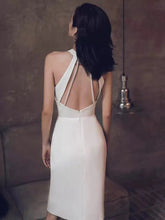 New Short Sheath Halter Backless Sexy Lady Girl Prom Dress